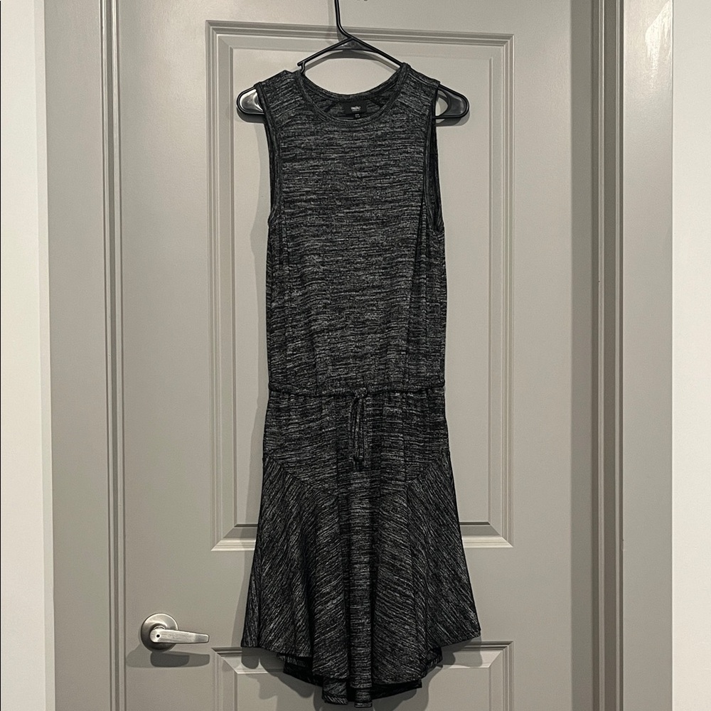 Massimo Charcoal Sleeveless Mini Dress